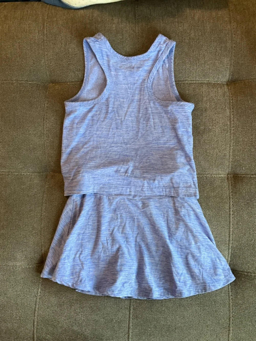 EUC Hanna Andersson Blue Skort Tank Set Size 5